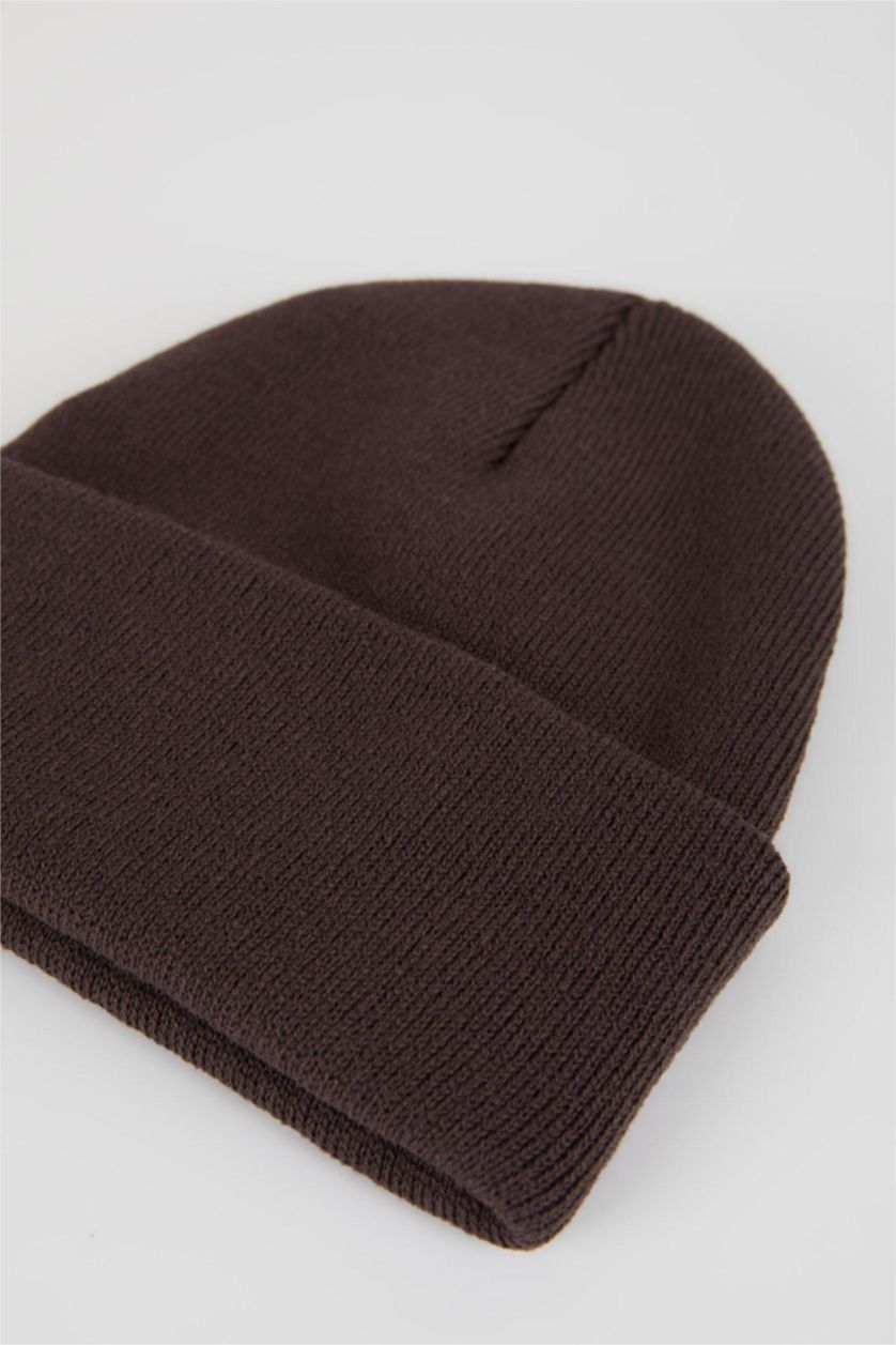 WOMAN Dark Brown Women's Basic Knitwear Beret