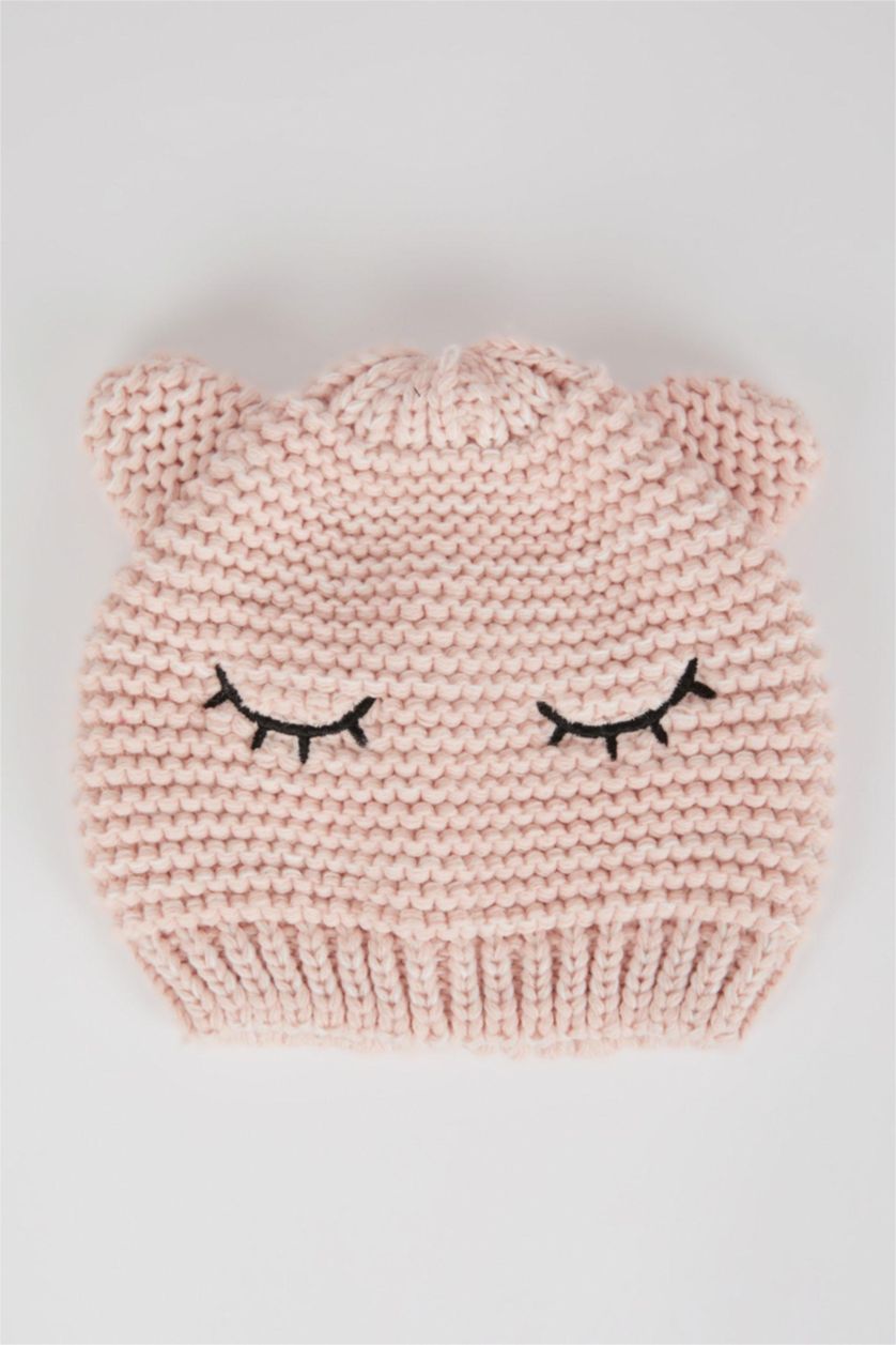 BÉBÉ FILLE Rose Bonnet d'hiver BéBé Fille
