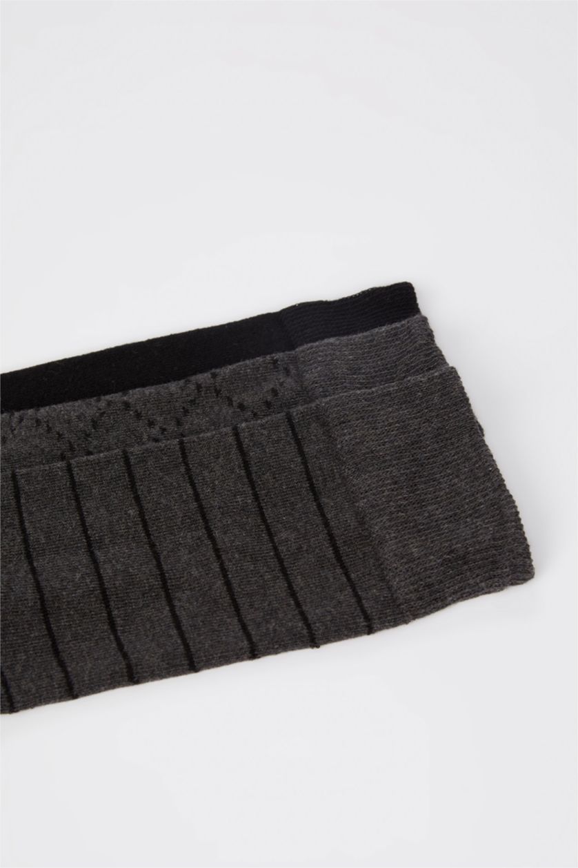 رجال ميلانج أنثرا جوارب طويلة قطن من 3 قطع