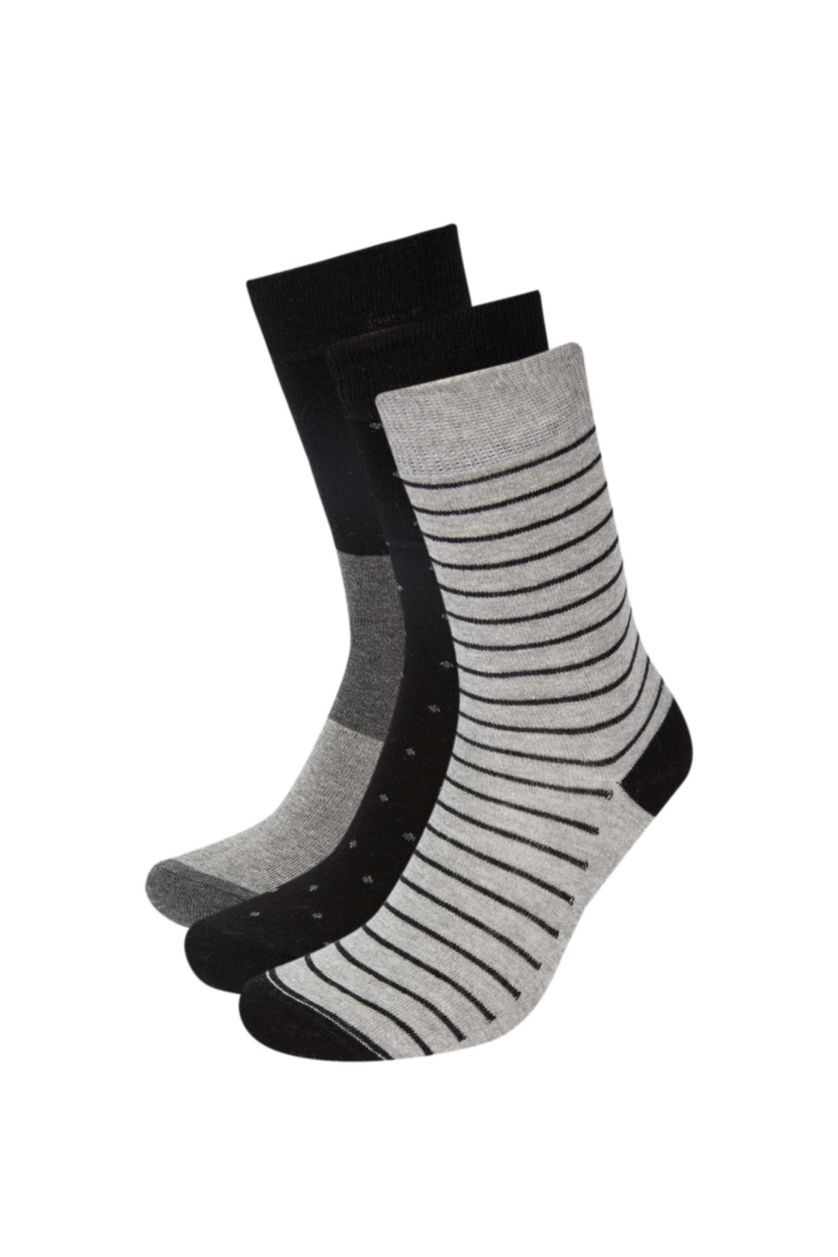 MAN MIXED 3 piece Cotton Long sock