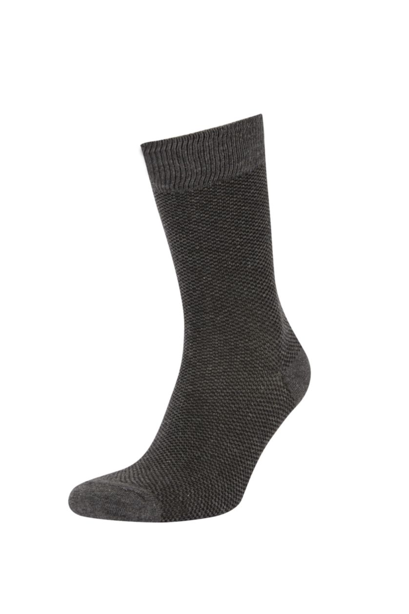MAN MIXED Men's Cotton Patterned 5-Piece Socks