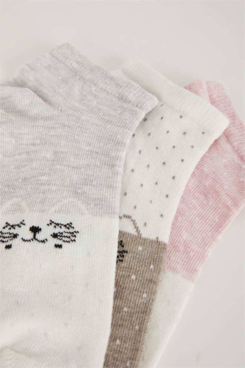 Women Karma 3 piece Cotton Short Socks