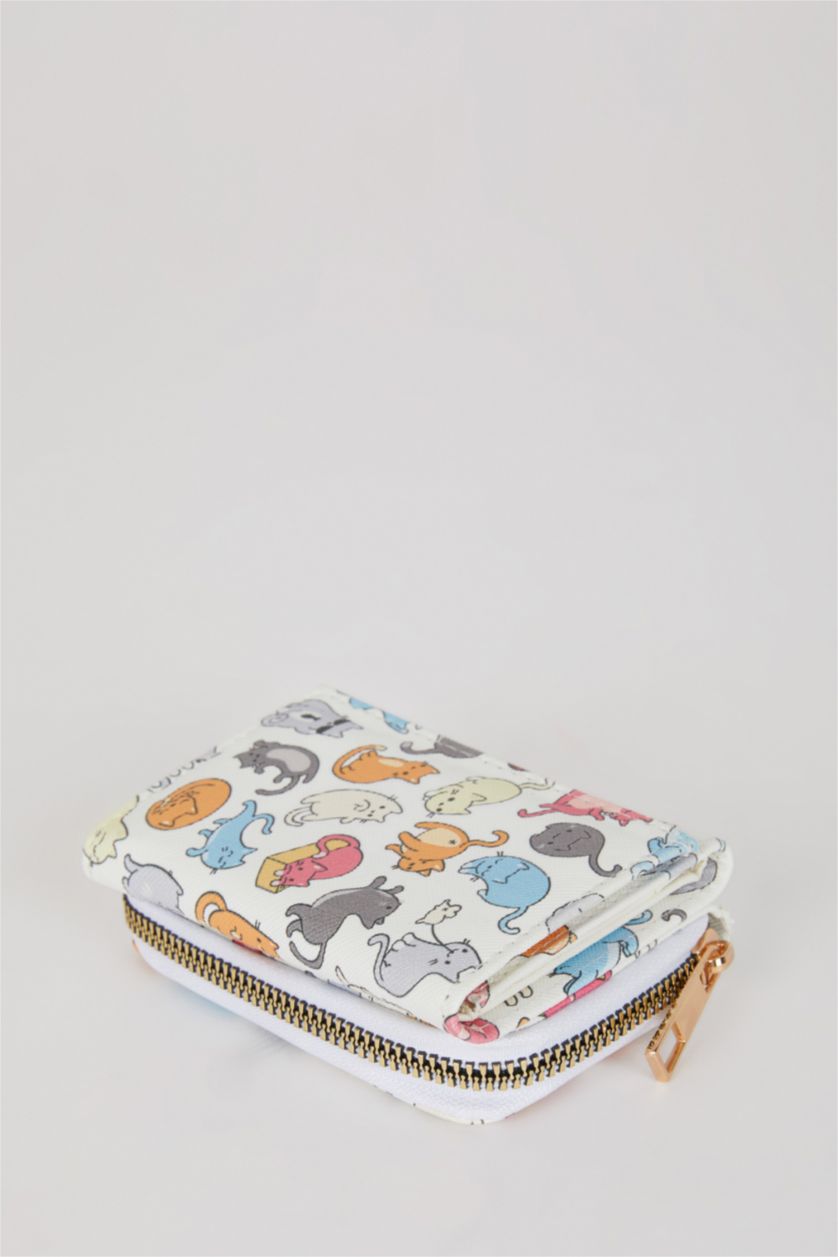 نساء Karma محفظة جلد صناعي نسائية منقوشة