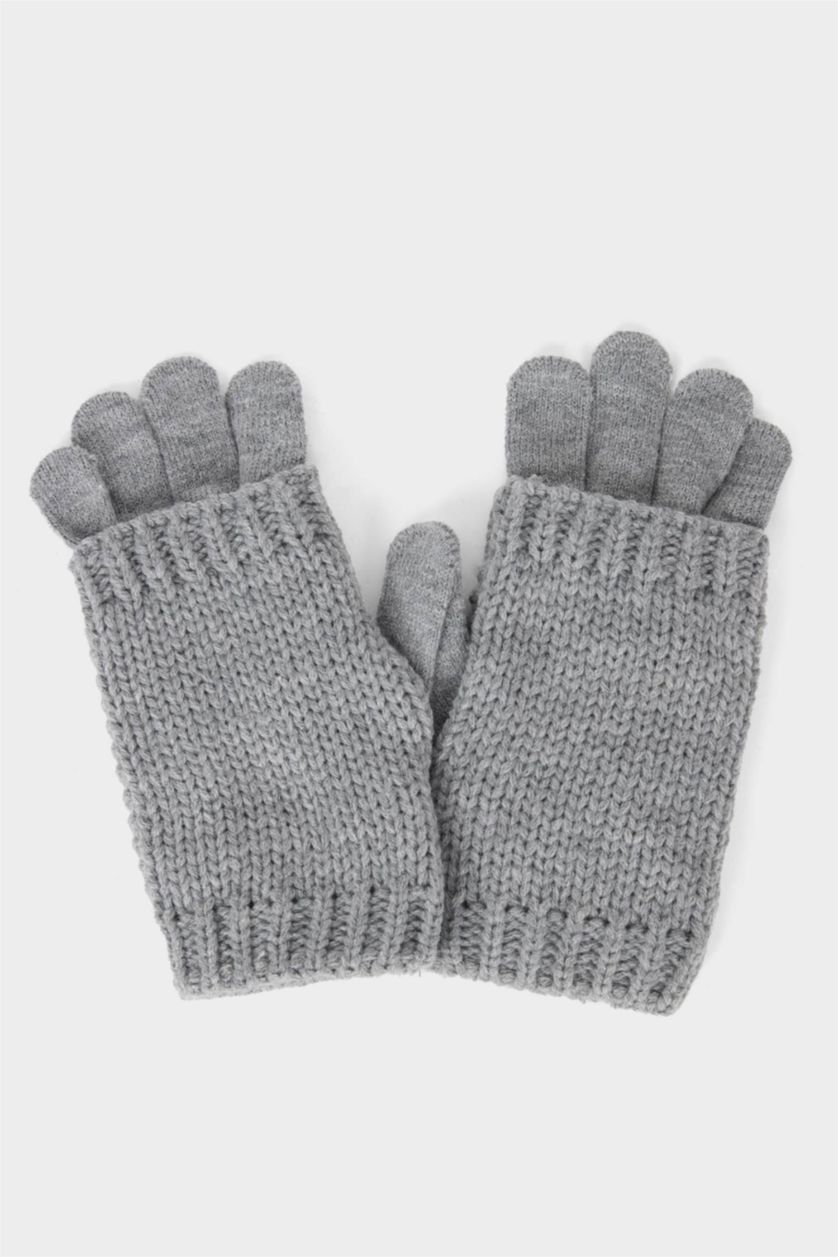 Kadın Gri Kadın 2'li Eldiven