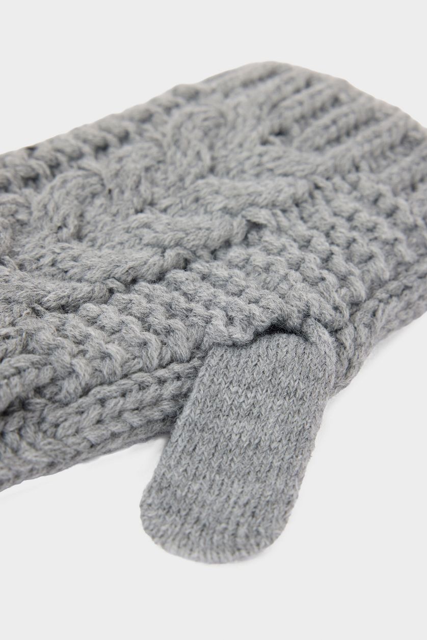 Kadın Gri Kadın 2'li Eldiven