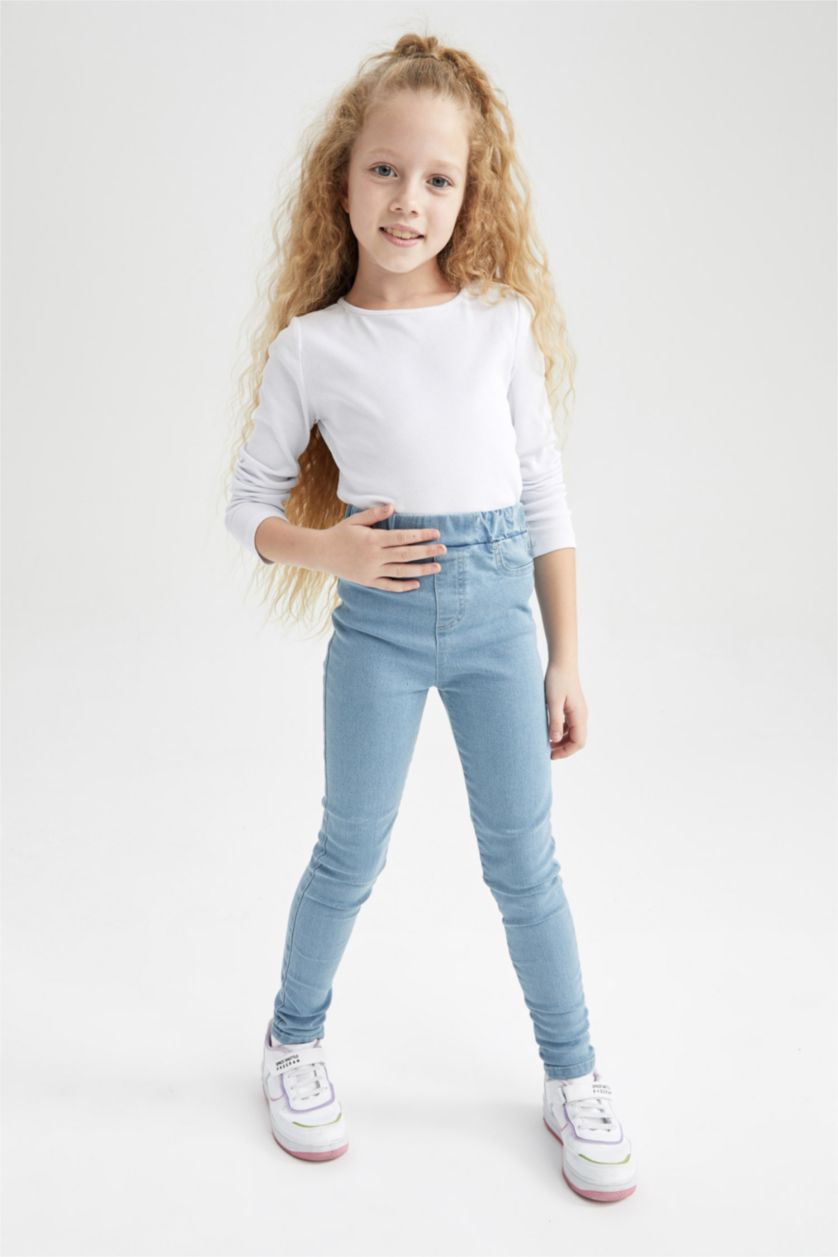 GIRLS & TEENS Light Blue Girl Skinny Leg Jeans