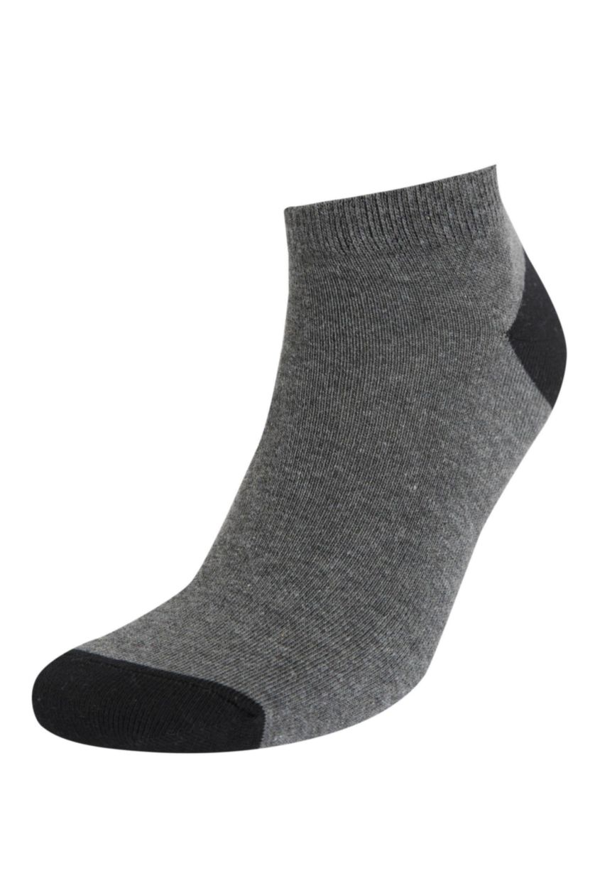 HOMME Gris Lot de 5 paires de chaussettes à motifs pour Homme