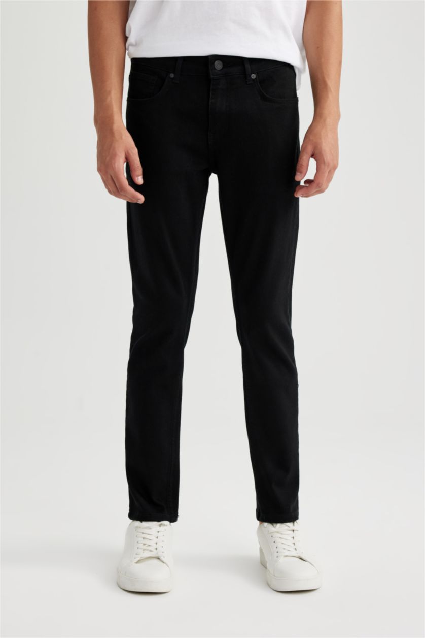 MAN Black Carlo Skinny Fit Trousers