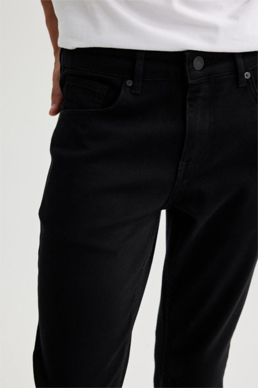 MAN Black Carlo Skinny Fit Trousers