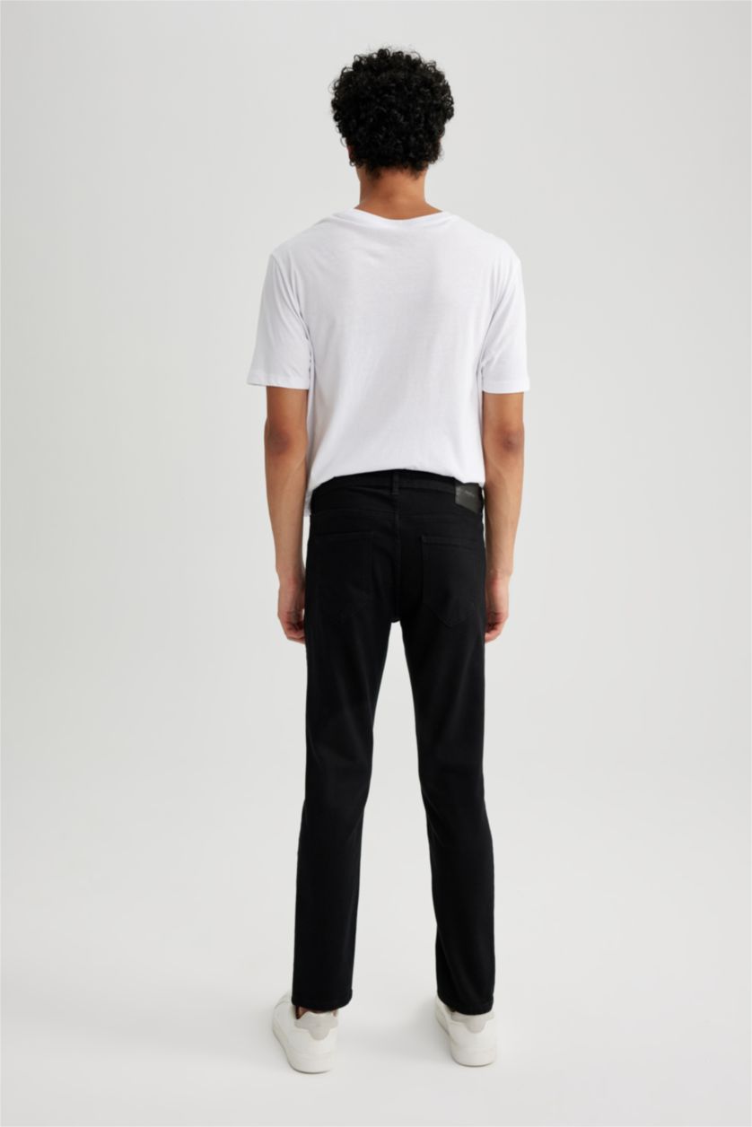 MAN Black Carlo Skinny Fit Trousers