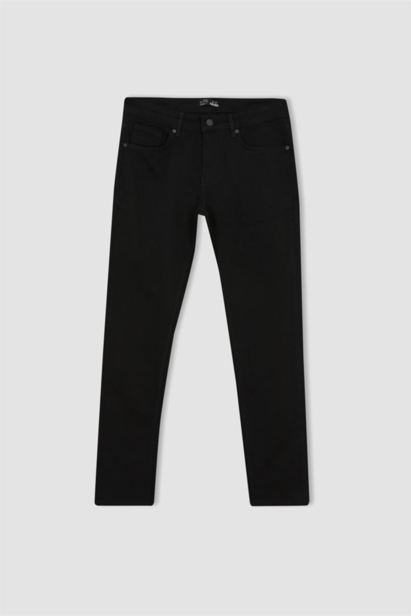 MAN Black Carlo Skinny Fit Trousers