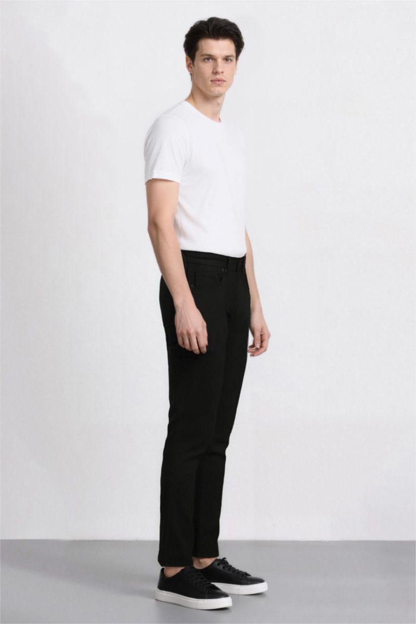 MAN Black Carlo Skinny Fit Normal Waist Jeans