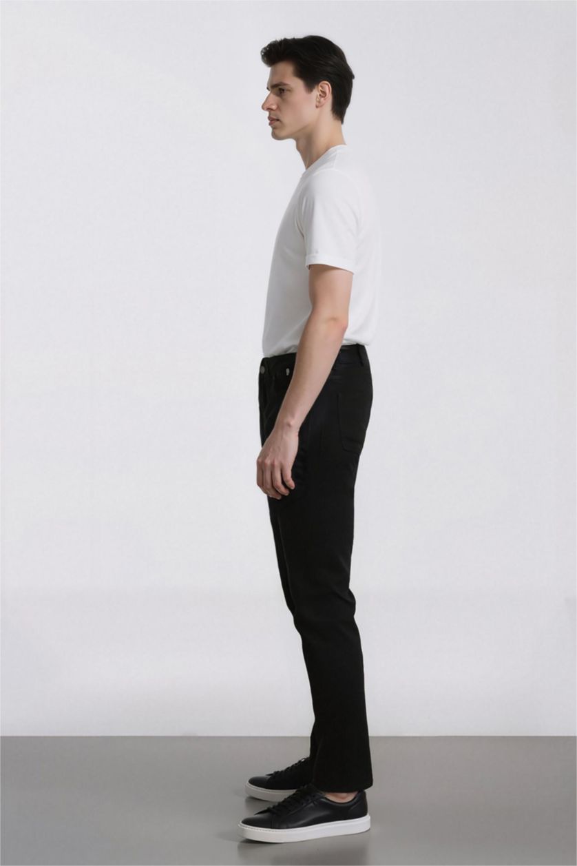 MAN Black Carlo Skinny Fit Normal Waist Jeans
