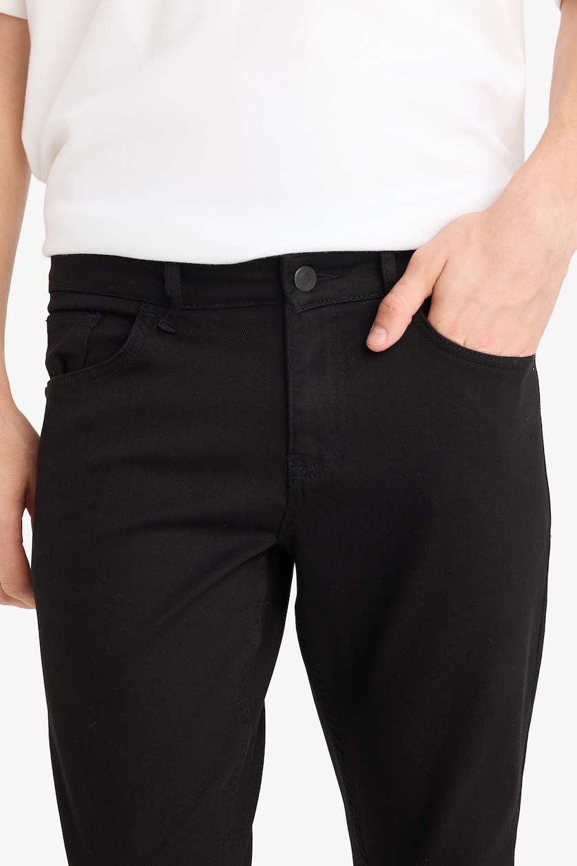 Erkek Siyah Carlo Skinny Fıt Jean