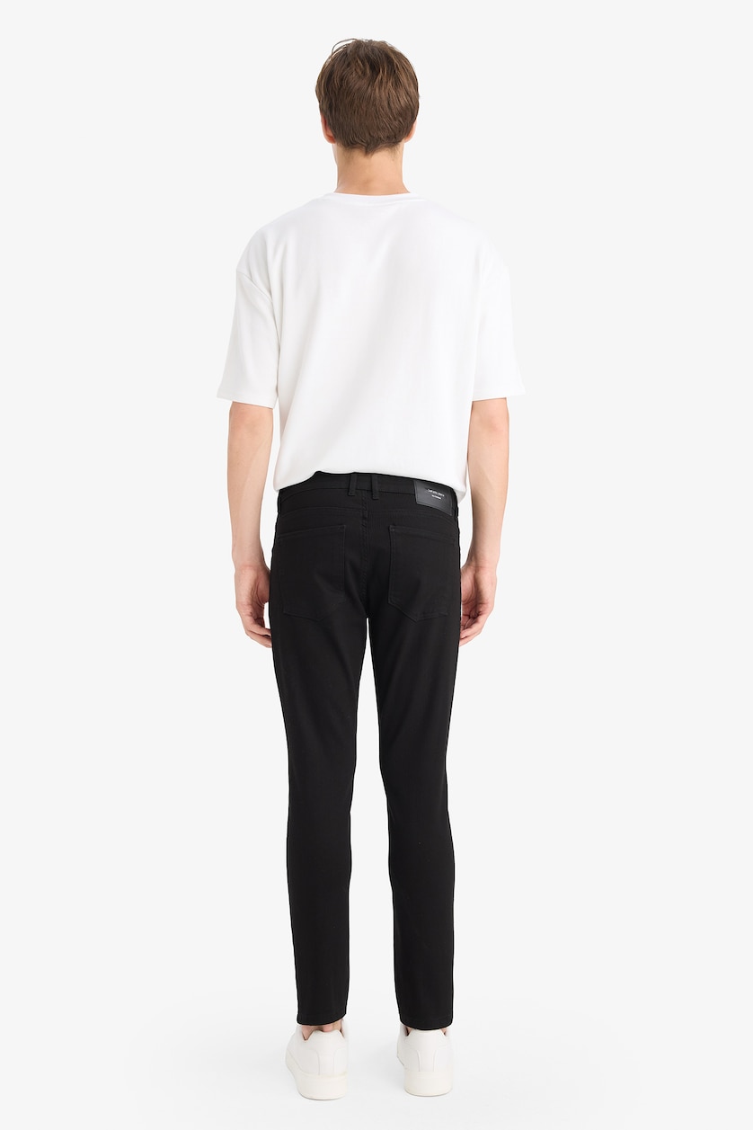 Erkek Siyah Carlo Skinny Fıt Jean