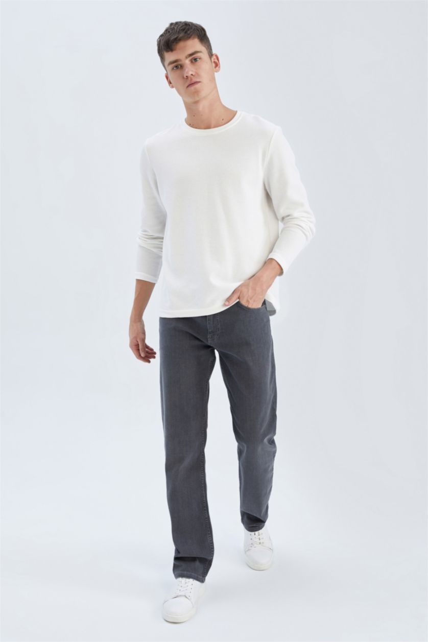 HOMME Gris Pantalon En Jean Sergio Regular Fit