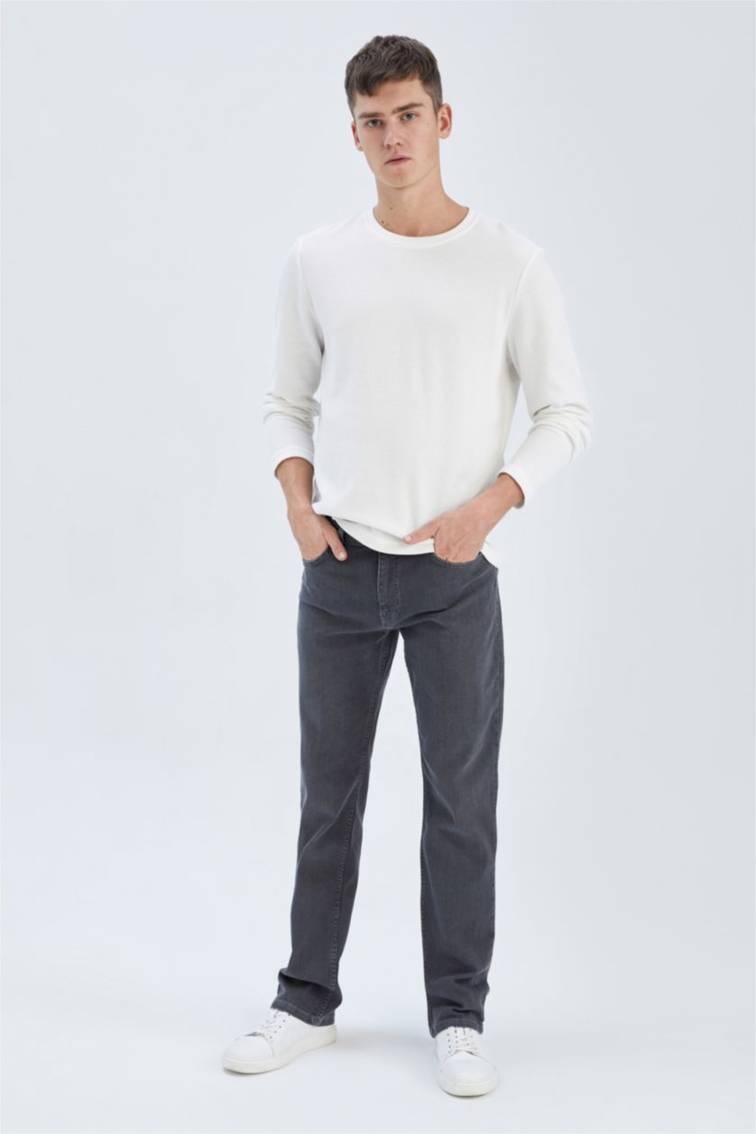 HOMME Gris Pantalon En Jean Sergio Regular Fit