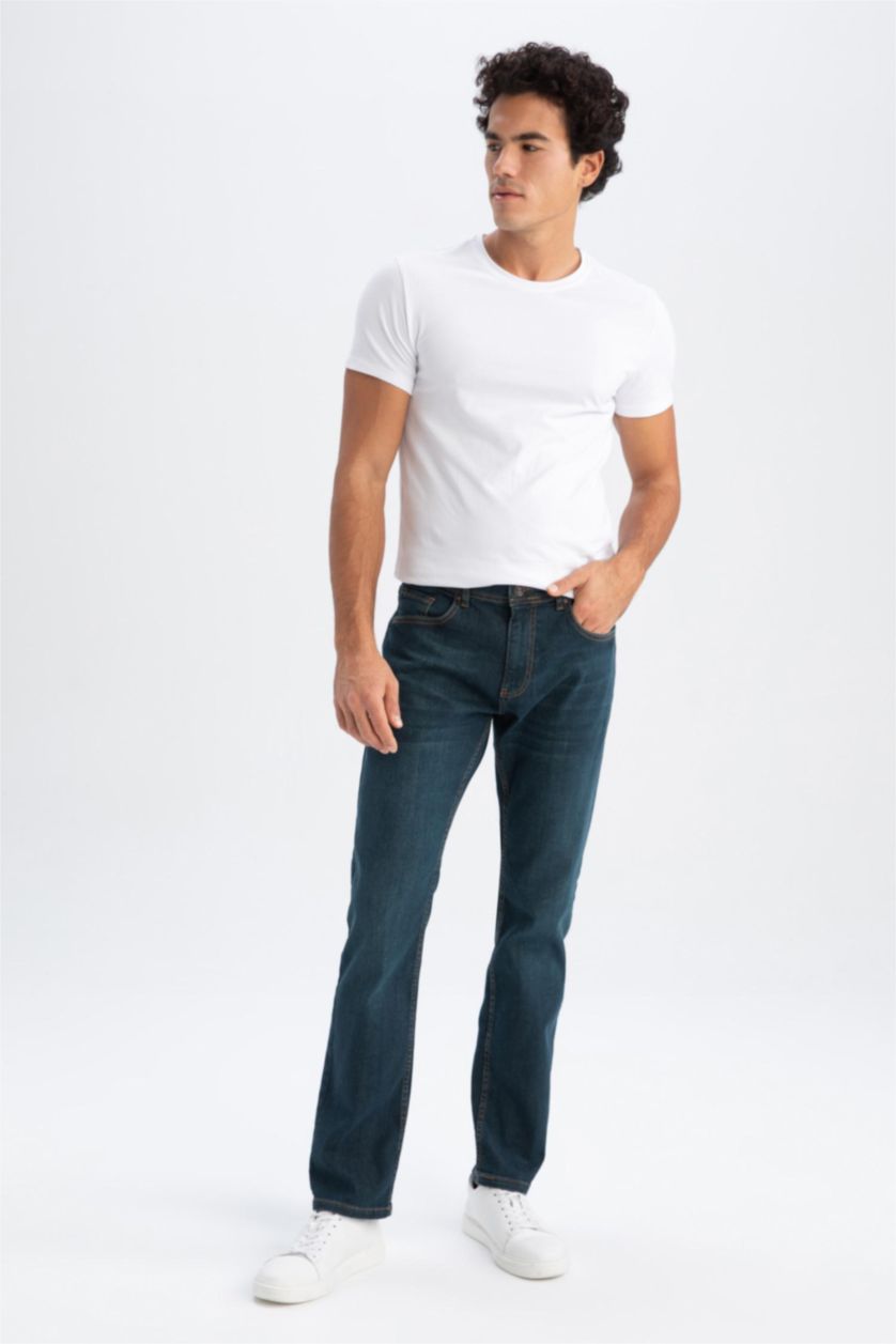MAN Dark Green Sergio Regular Fit Trousers