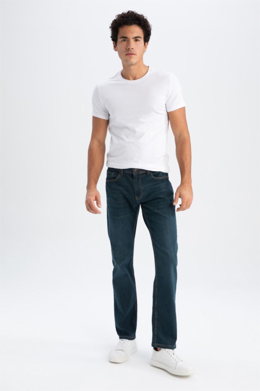 MAN Dark Green Sergio Regular Fit Trousers