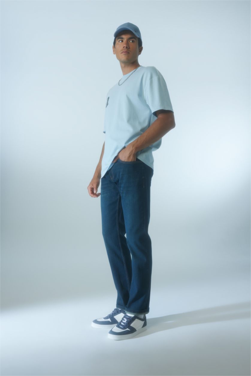 MAN Dark Green Sergio Regular Fit Trousers
