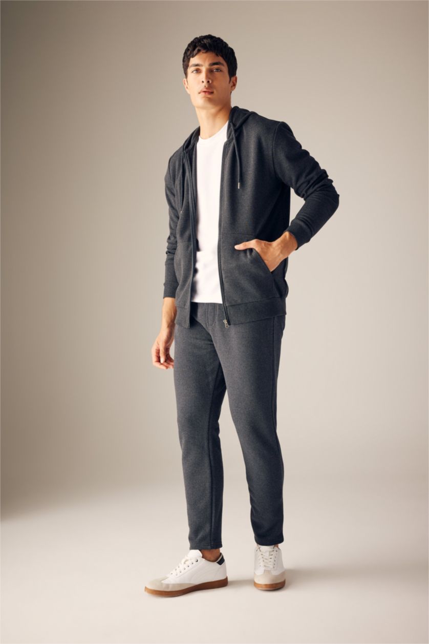 رجال ميلانج أنثرا Slim Fit Trousers