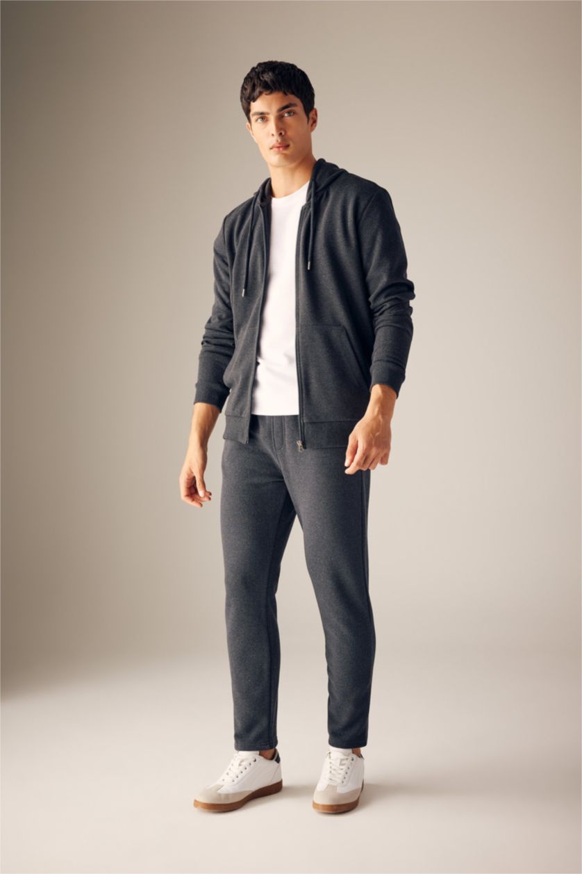 رجال ميلانج أنثرا Slim Fit Trousers