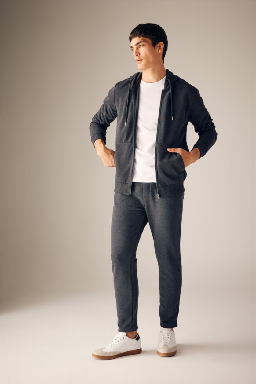 رجال ميلانج أنثرا Slim Fit Trousers