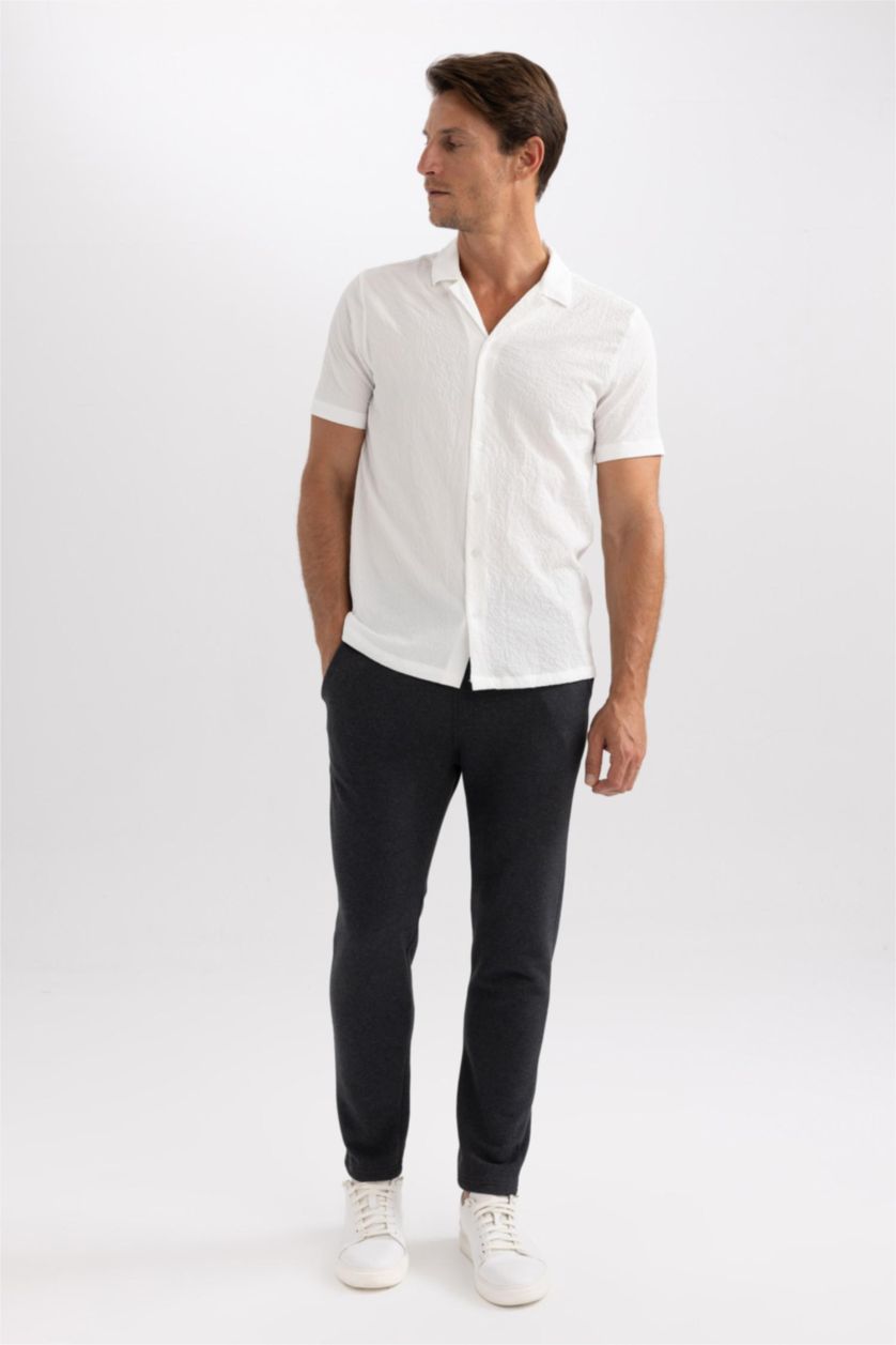رجال ميلانج أنثرا Slim Fit Trousers