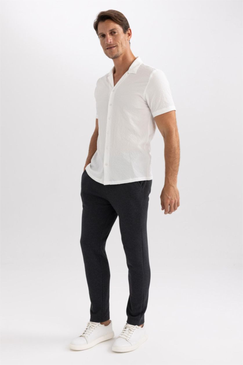 رجال ميلانج أنثرا Slim Fit Trousers