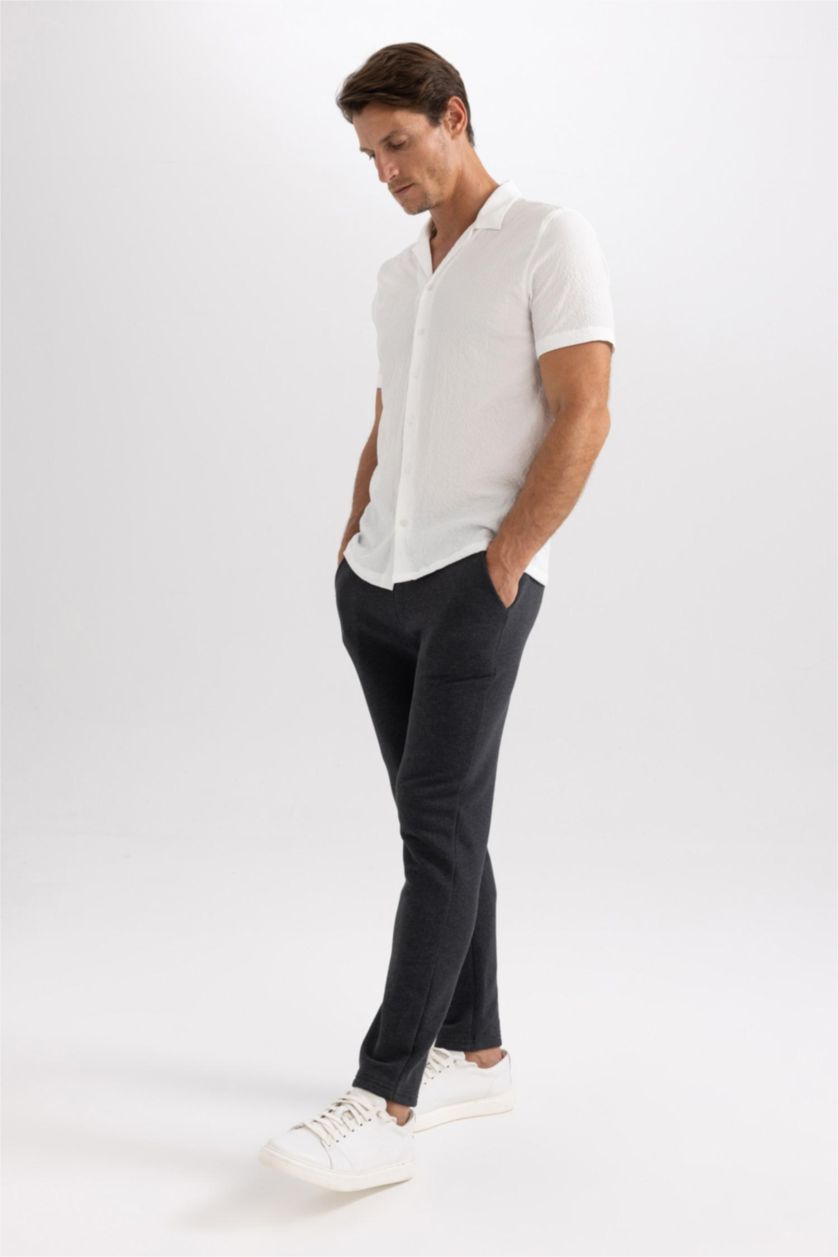 رجال ميلانج أنثرا Slim Fit Trousers