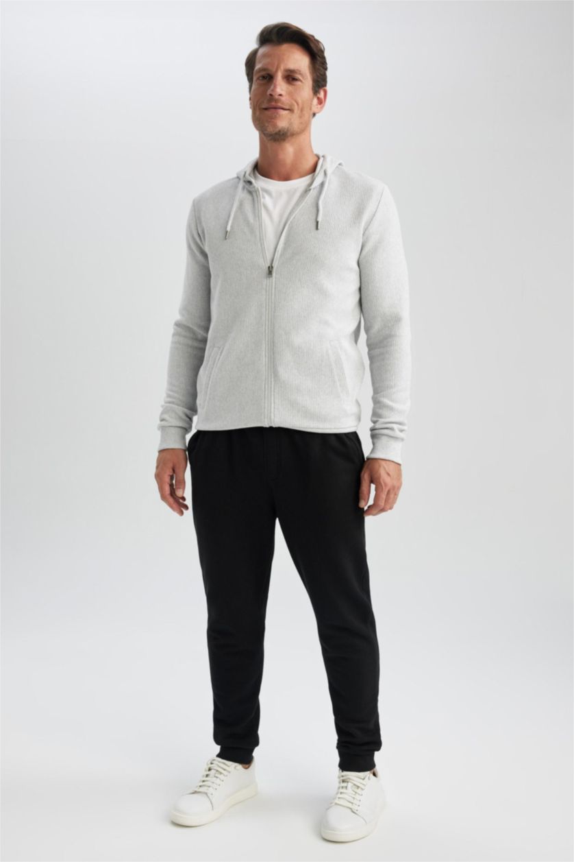 MAN Black Slim Fit Trousers
