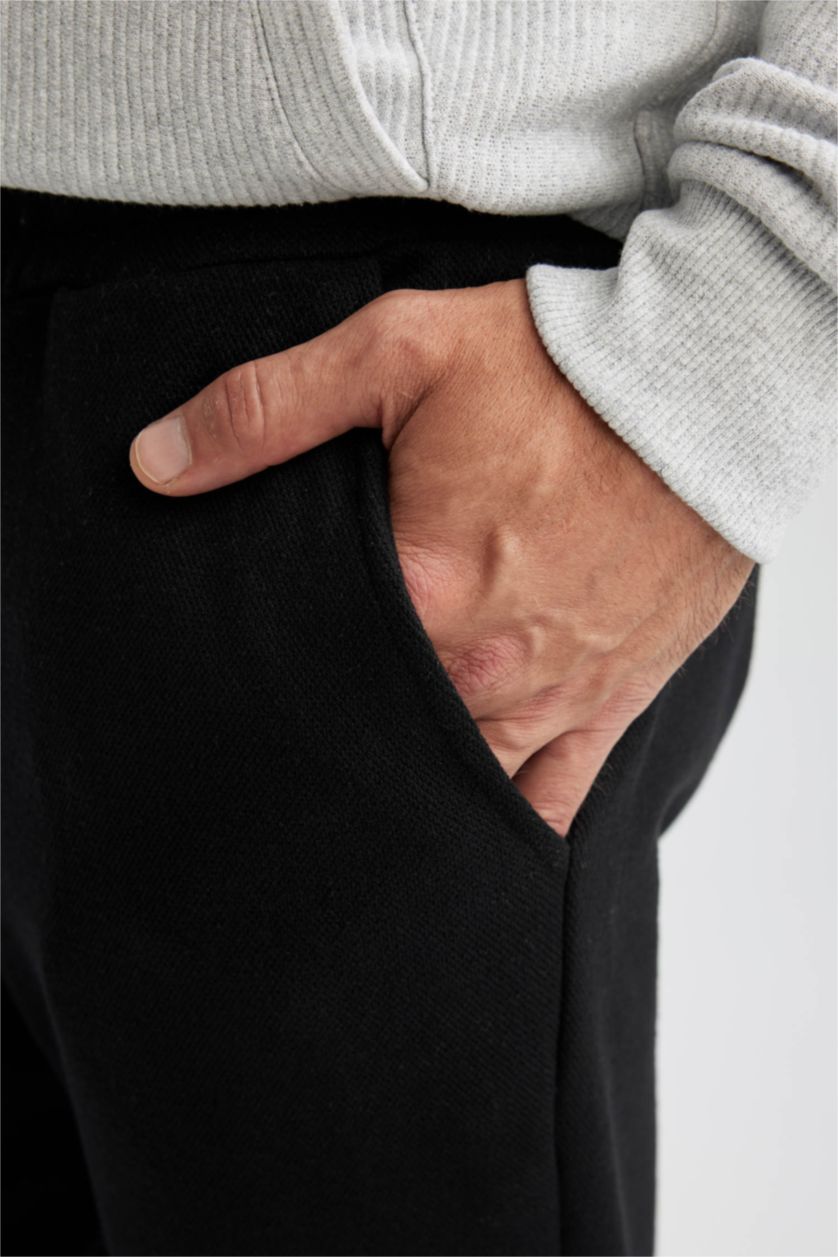 MAN Black Slim Fit Trousers