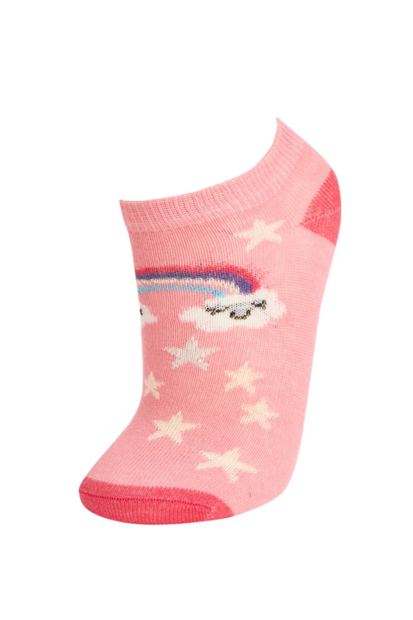 Kız Çocuk - Genç Kız Karma 3'lü Pamuklu Patik Çorap Kız Çocuk