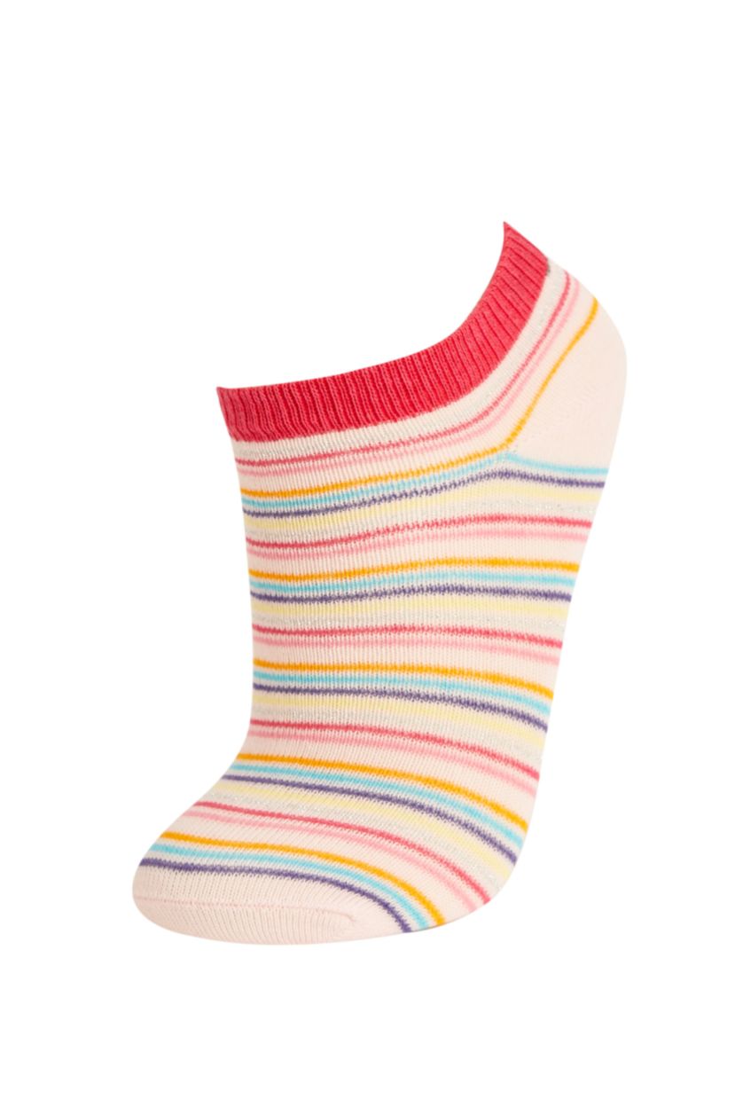 Kız Çocuk - Genç Kız Karma 3'lü Pamuklu Patik Çorap Kız Çocuk