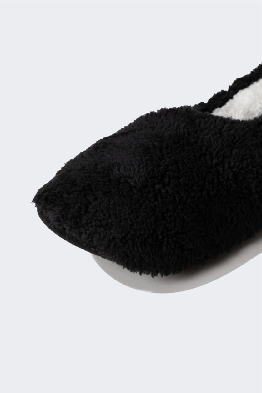 MAN Black Man Flat Sole Boots For House