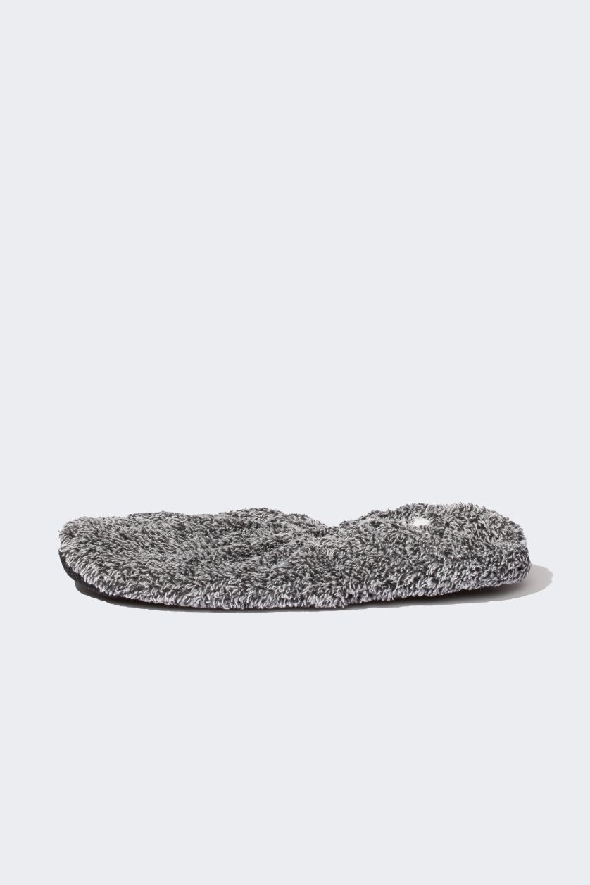 MAN Grey Melange Mab Flat Sole Plush Home Slippers