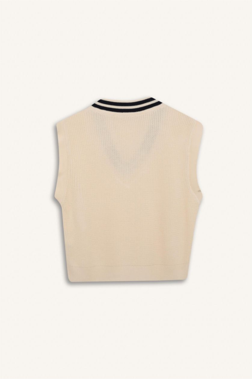 نساء بيج فاتح يلك صوف قصة عادية بياخة V