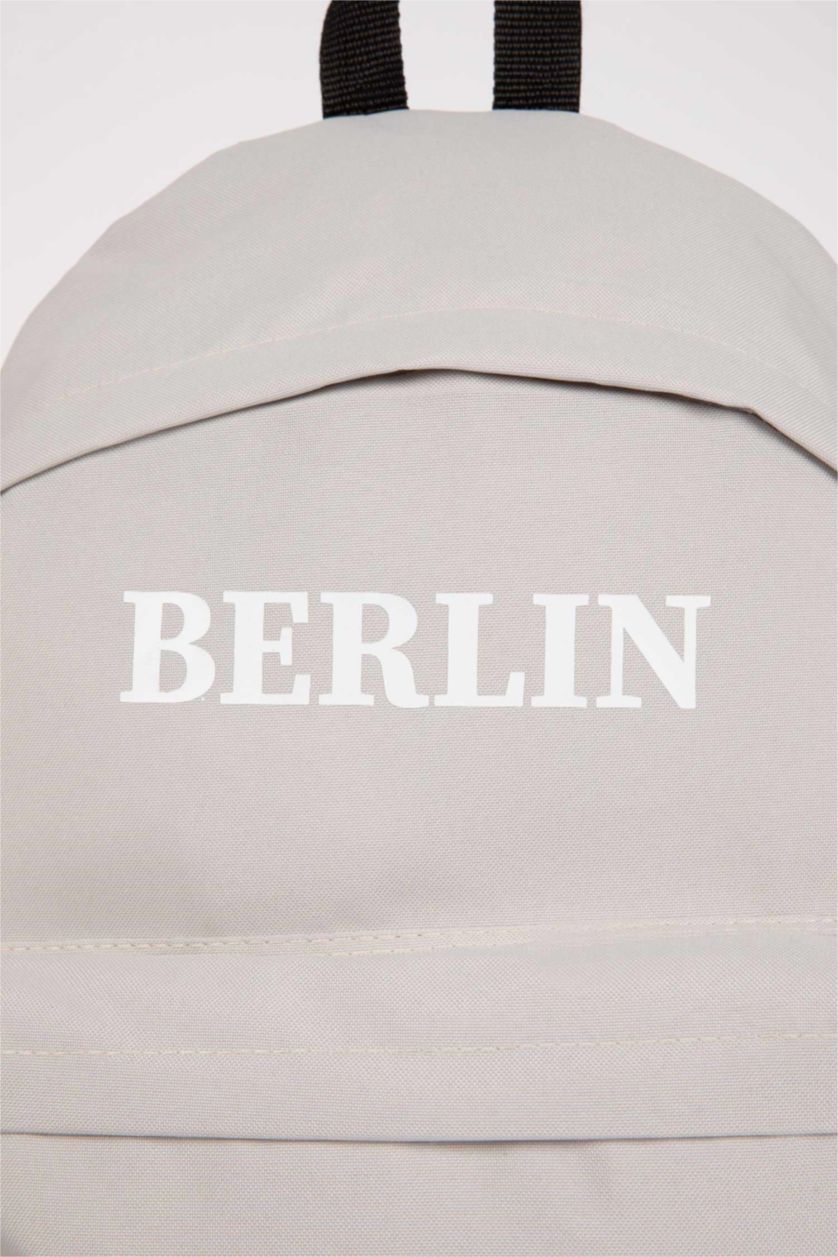 WOMAN Stone Unisex Waterproof Printed Backpack and Pen Holder