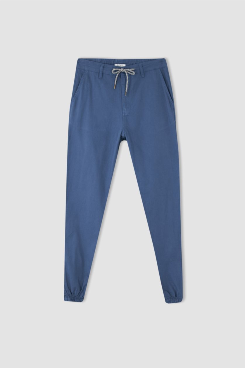 رجالي نيلي jogger Trousers