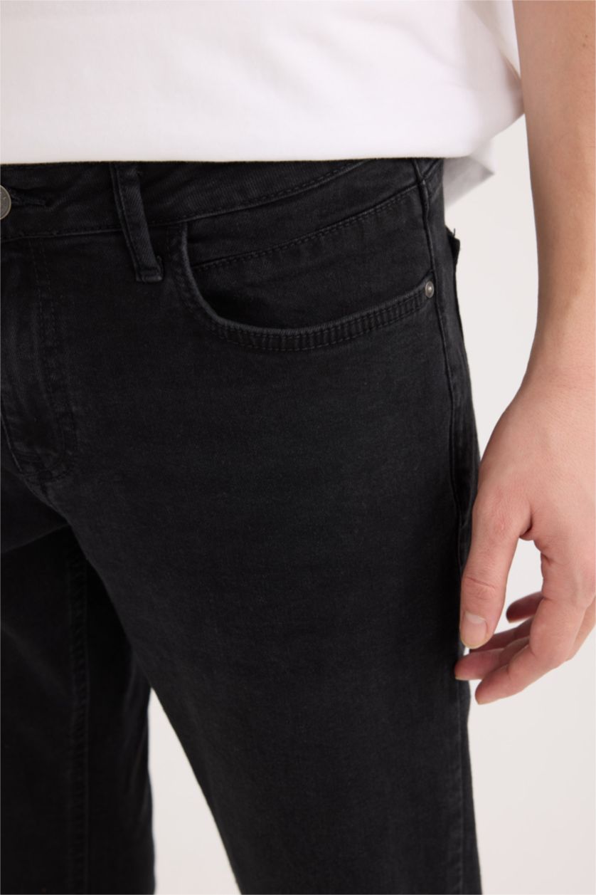 Мужчины Черный Carlo Skinny Fit из денима