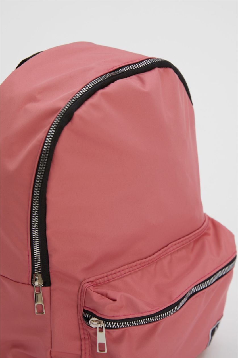 WOMAN Light Pink Women's Letter Printed Backpack