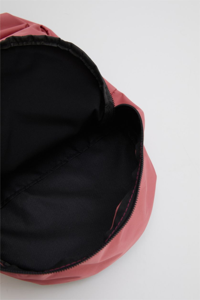 WOMAN Light Pink Women's Letter Printed Backpack