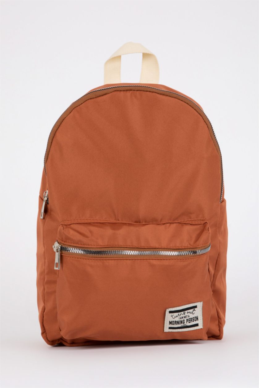 Женщины Светло коричневый Рюкзак с принтом, Школьная коллекция