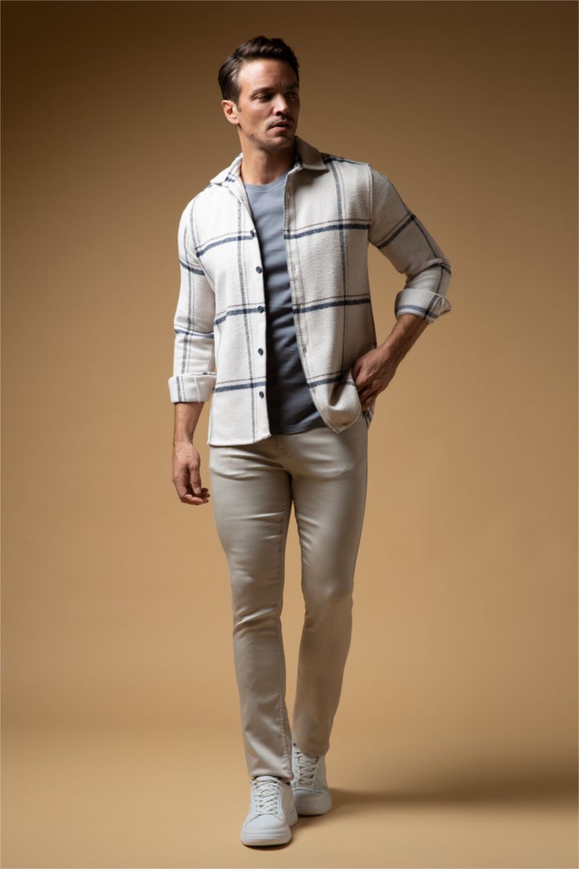MAN Sand Slim Fit Trousers