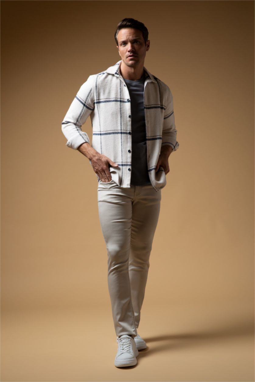 MAN Sand Slim Fit Trousers