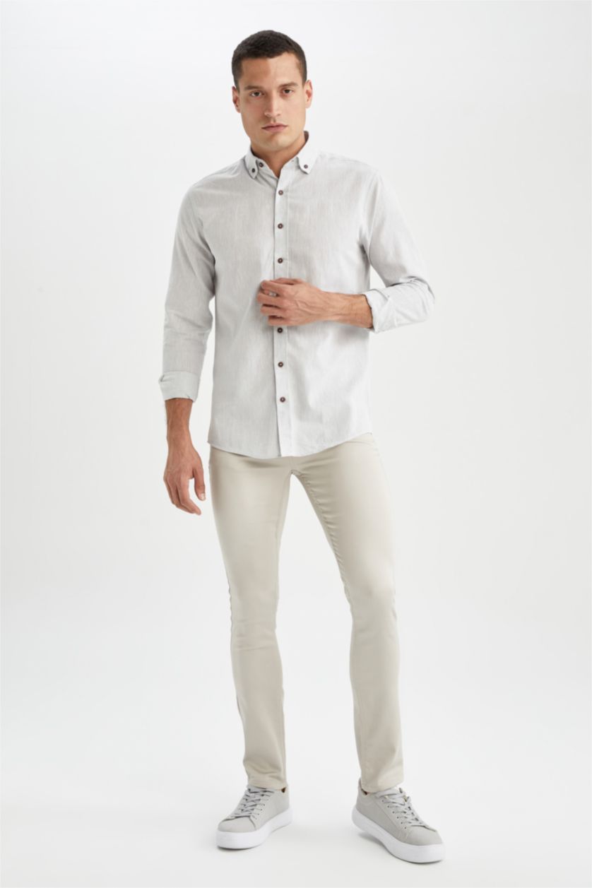 MAN Sand Slim Fit Trousers