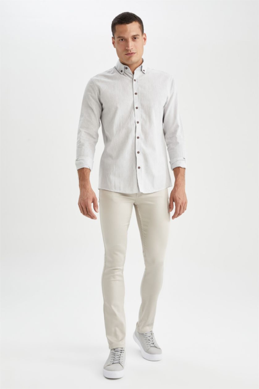 MAN Sand Slim Fit Trousers