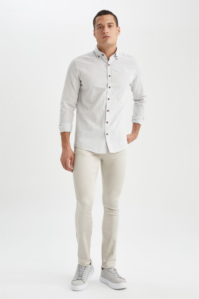 MAN Sand Slim Fit Trousers