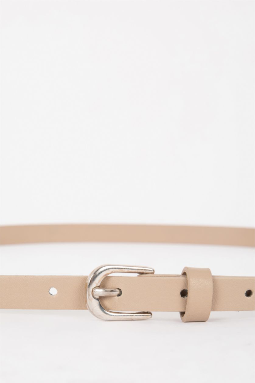 نساء Karma حزام جلد صناعي بمشبك بيضاوي من 3 قطع