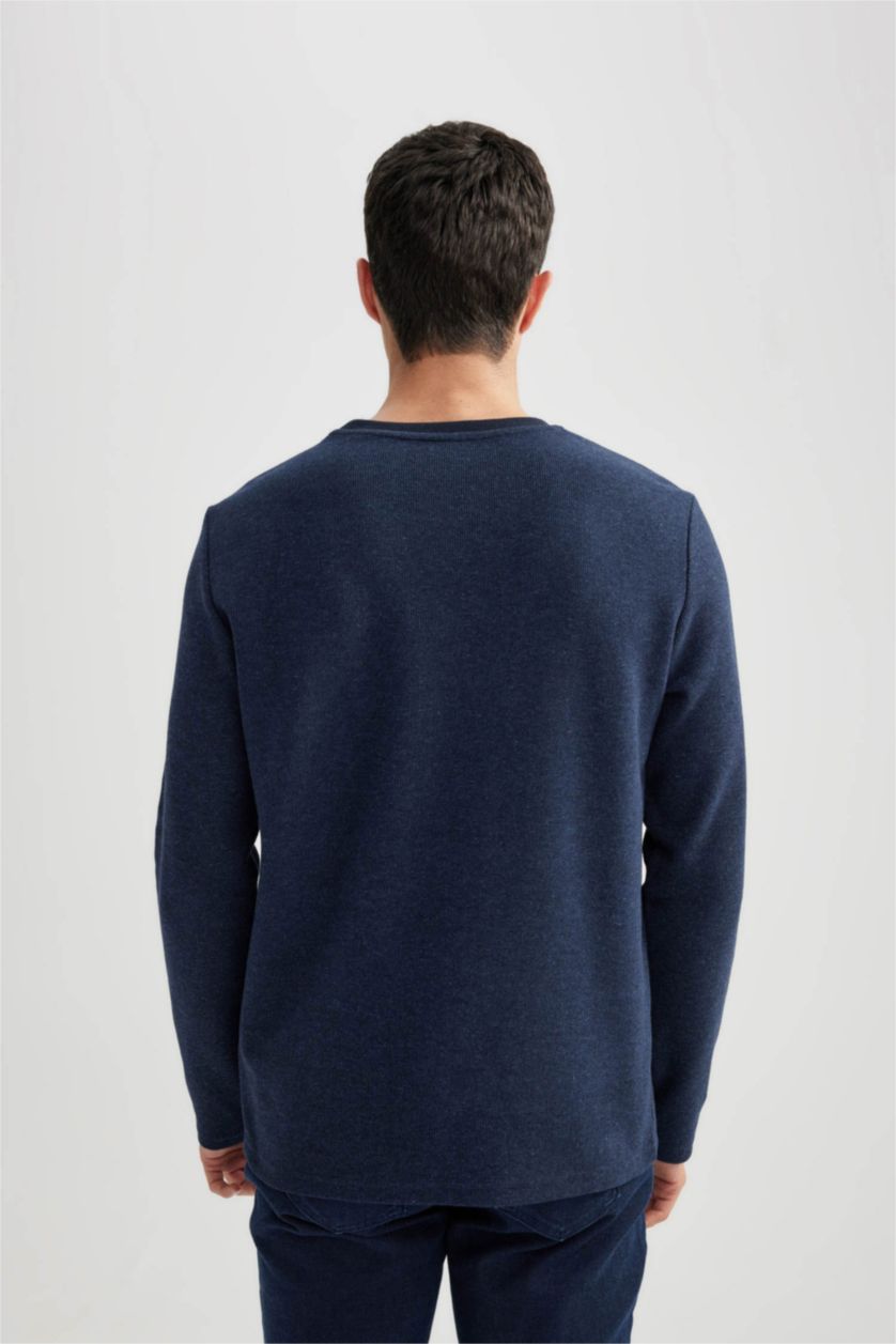MAN NAVY Slim Fit Long Sleeve Body